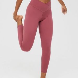 Pink Crossover Leggings